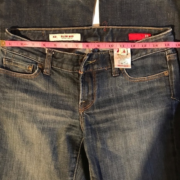 🌙TWO PAIRS OF JEANS SIZE SIZE 4! REFUGE AND X2 - Picture 3 of 6